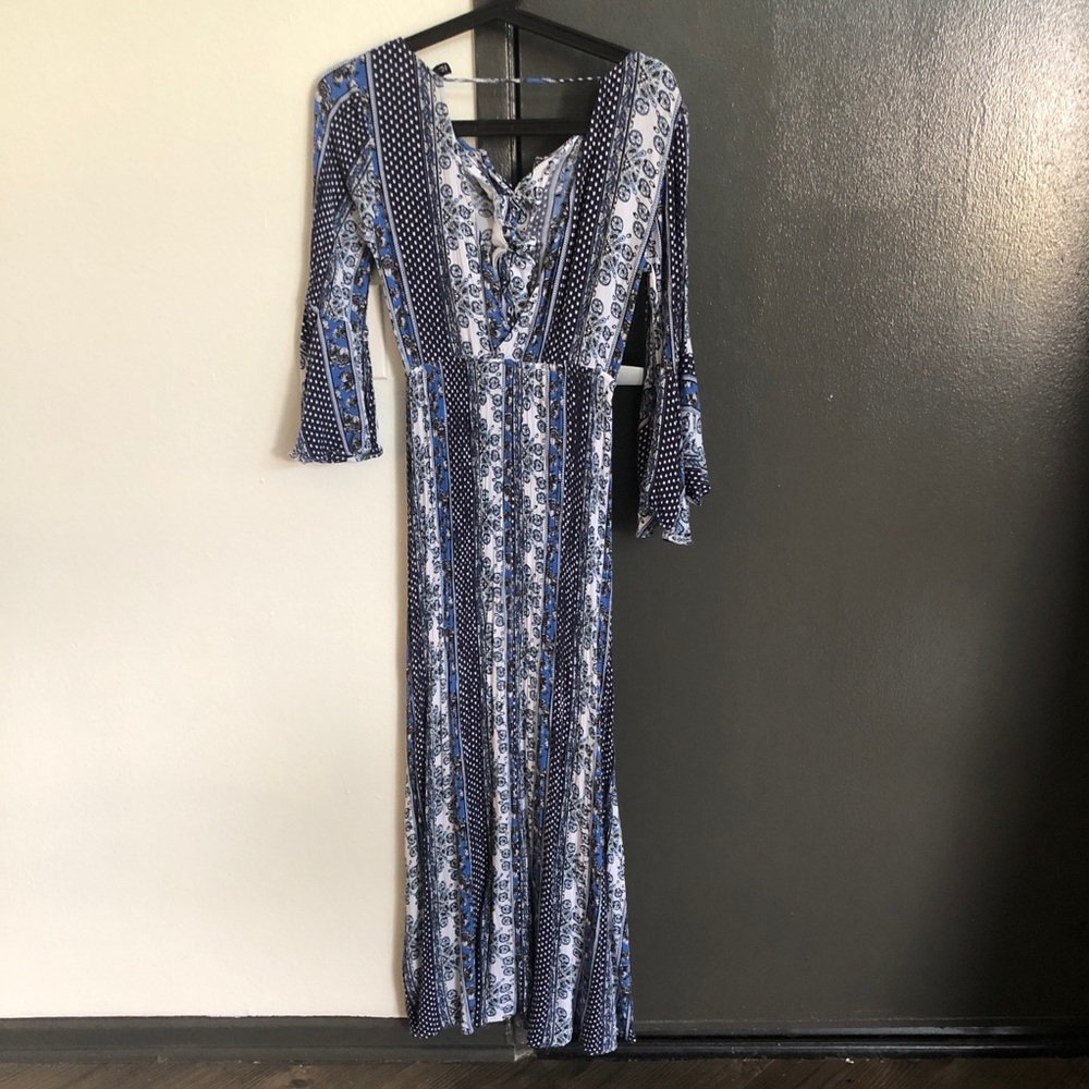 Patterned Maxi Dress